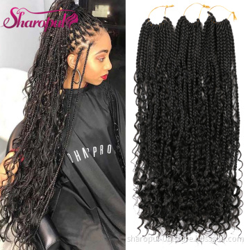 River locs Ombre color 22inch 18strands New popular synthetic braid Hair crochet twist hair extension crotchet braids
